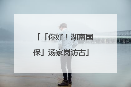 「你好！湖南国保」汤家岗访古