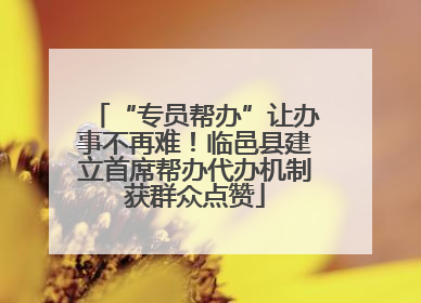 “专员帮办”让办事不再难！临邑县建立首席帮办代办机制获群众点赞