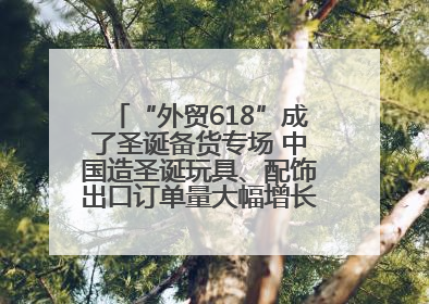 “外贸618”成了圣诞备货专场 中国造圣诞玩具、配饰出口订单量大幅增长丨变革618