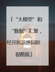 “大模型”和“数据”汇聚，经开区这座园区很酷炫