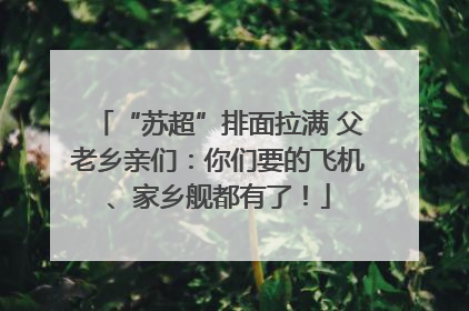 “苏超”排面拉满 父老乡亲们：你们要的飞机、家乡舰都有了！