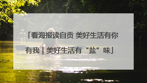 看海报读自贡 美好生活有你有我｜美好生活有“盐”味