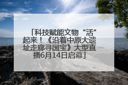 科技赋能文物“活”起来！《沿着中原大遗址走廊寻国宝》大型直播6月14日启幕