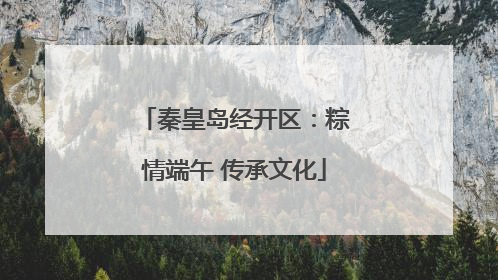 秦皇岛经开区：粽情端午 传承文化