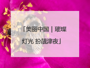 美丽中国｜璀璨灯光 扮靓津夜