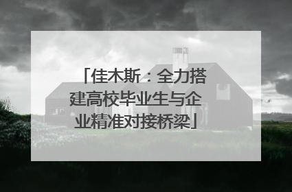 佳木斯：全力搭建高校毕业生与企业精准对接桥梁