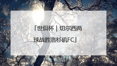 世俱杯｜切尔西两球战胜洛杉矶FC