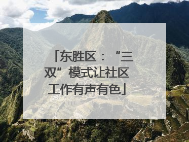 东胜区：“三双”模式让社区工作有声有色