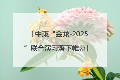中柬“金龙-2025”联合演习落下帷幕