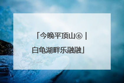 今晚平顶山⑥｜白龟湖畔乐融融