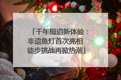 千年蜀道新体验：非遗鱼灯首次亮相 徒步挑战再掀热潮