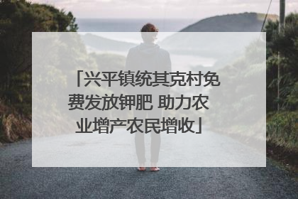 兴平镇统其克村免费发放钾肥 助力农业增产农民增收