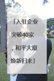 入驻企业突破40家，和平大厦焕新归来