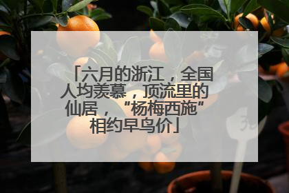 六月的浙江，全国人均羡慕，顶流里的仙居，“杨梅西施”相约早鸟价