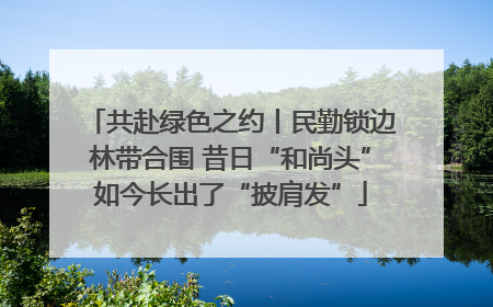 共赴绿色之约丨民勤锁边林带合围 昔日“和尚头”如今长出了“披肩发”