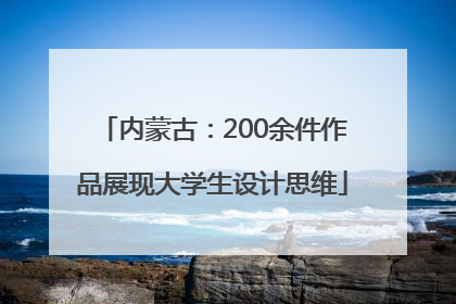 内蒙古：200余件作品展现大学生设计思维