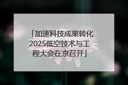 加速科技成果转化 2025低空技术与工程大会在京召开