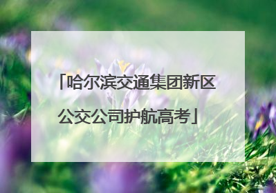 哈尔滨交通集团新区公交公司护航高考