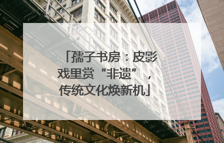 孺子书房：皮影戏里赏“非遗”，传统文化焕新机