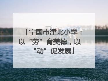 宁国市津北小学：以“劳”育美德，以“动”促发展