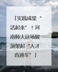 实践成果“活起来”！河南师大这场展演架起“人才直通车”