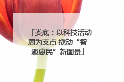 娄底：以科技活动周为支点 撬动“智趣惠民”新图景