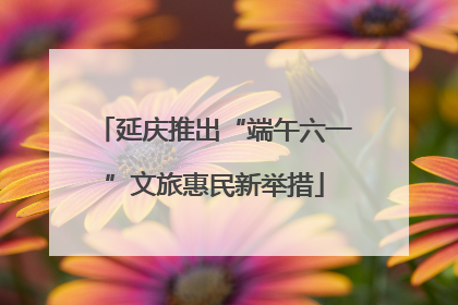 延庆推出“端午六一”文旅惠民新举措