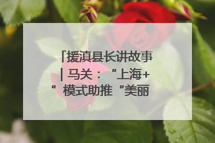 援滇县长讲故事｜马关：“上海+”模式助推“美丽产业”幸福绽放