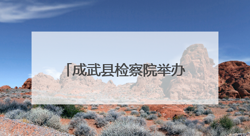 成武县检察院举办民法典颁布五周年检察开放日活动