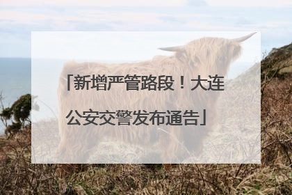 新增严管路段！大连公安交警发布通告