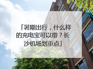 暑期出行，什么样的充电宝可以带？长沙机场划重点