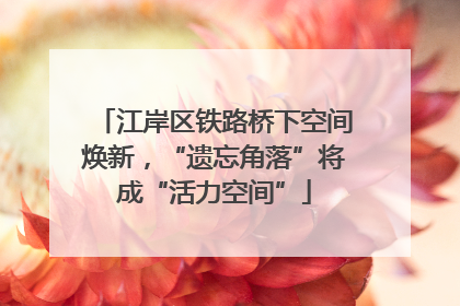 江岸区铁路桥下空间焕新，“遗忘角落”将成“活力空间”