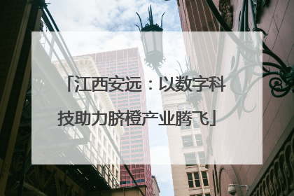 江西安远：以数字科技助力脐橙产业腾飞