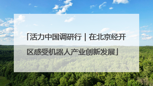 活力中国调研行｜在北京经开区感受机器人产业创新发展