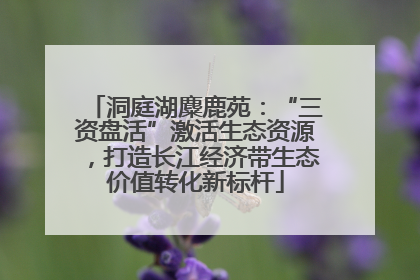 洞庭湖麋鹿苑：“三资盘活”激活生态资源，打造长江经济带生态价值转化新标杆