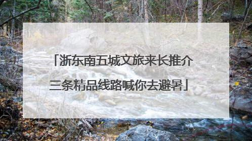 浙东南五城文旅来长推介 三条精品线路喊你去避暑