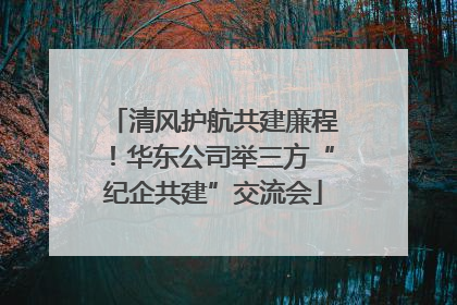 清风护航共建廉程！华东公司举三方“纪企共建”交流会