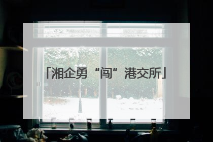 湘企勇“闯”港交所