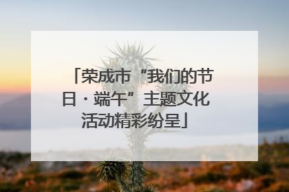 荣成市“我们的节日・端午”主题文化活动精彩纷呈
