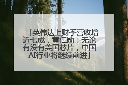 英伟达上财季营收增近七成，黄仁勋：无论有没有美国芯片，中国AI行业将继续前进