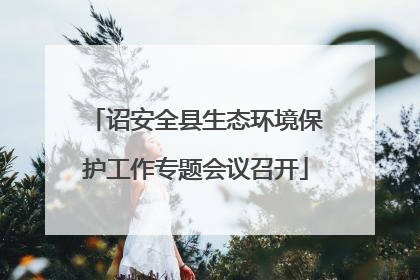 诏安全县生态环境保护工作专题会议召开