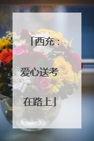 西充：爱心送考在路上