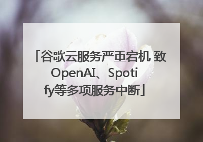 谷歌云服务严重宕机 致OpenAI、Spotify等多项服务中断