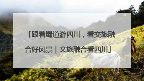 跟着蜀道游四川，看交旅融合好风景｜文旅融合看四川