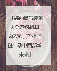 郧西燃气装备大会签约超113亿元，产业“链”动中西部新未来