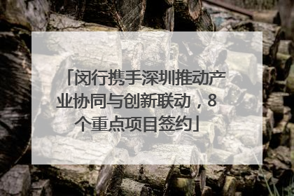 闵行携手深圳推动产业协同与创新联动，8个重点项目签约