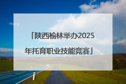 陕西榆林举办2025年托育职业技能竞赛