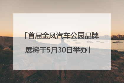 首届金凤汽车公园品牌展将于5月30日举办