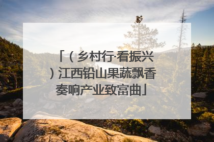 （乡村行·看振兴）江西铅山果蔬飘香 奏响产业致富曲