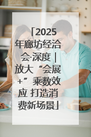 2025年廊坊经洽会·深度｜放大“会展+”乘数效应 打造消费新场景